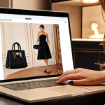 **

Prompt: *Elegant woman browsing a stylish online handbag store on her laptop. Close-up on the screen displaying curated recommendations for matching shoes. Soft, warm lighting. Emphasis on sophistication and data-driven personalization. Parisian apartment in the background.*

**