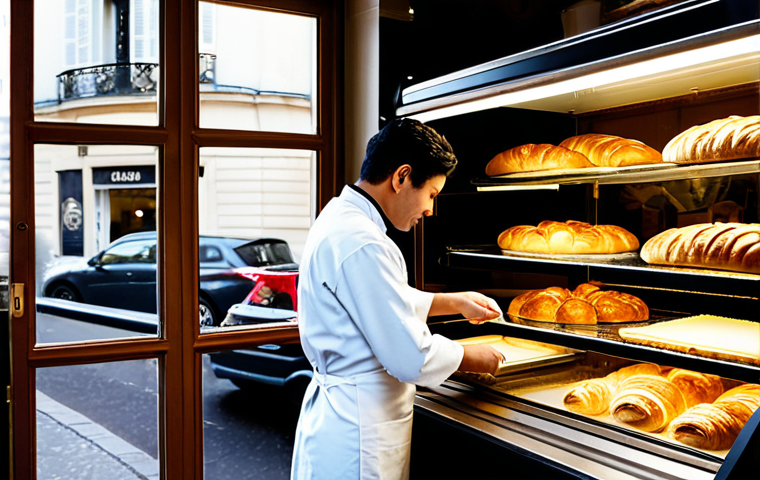소비자 행동 데이터를 활용한 시장 분석 - Parisian Bakery Scene**
"A bustling Parisian bakery at dawn, filled with the aroma of freshly baked...