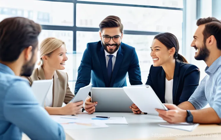 소비자 불만 처리 사례를 통한 학습법 - **Prompt: Empathetic Customer Service Interaction**
"A brightly lit, modern customer service off... 소비자 불만 처리 사례를 통한 학습법 - **Prompt: Empathetic Customer Service Interaction**
"A brightly lit, modern customer service off...