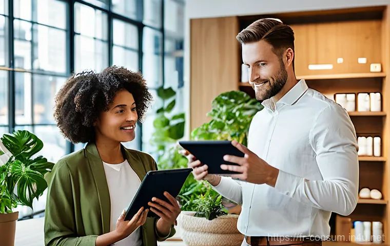 소비자전문기술사의 역할과 미래 전망 - **Prompt: The Guiding Light in a Tech Maze**
A bright, clean, and modern tech store or a futuris... 소비자전문기술사의 역할과 미래 전망 - **Prompt: The Guiding Light in a Tech Maze**
A bright, clean, and modern tech store or a futuris...