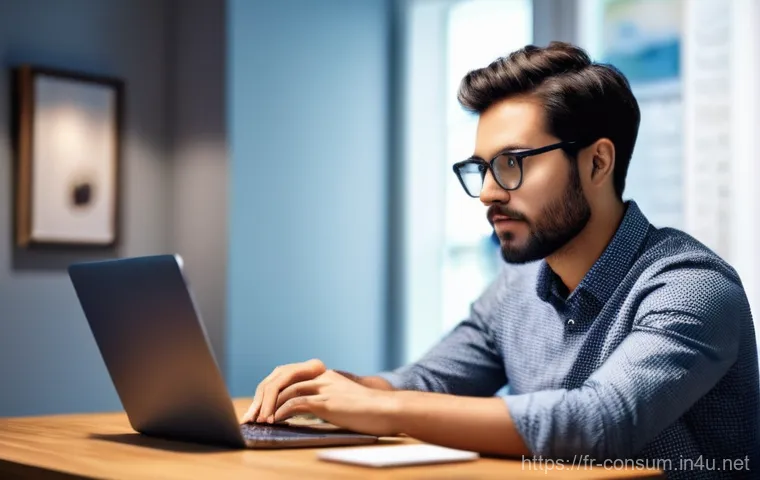 소비자전문기술사 시험 준비 방법 - **Prompt 1: The Digital Consumer's Dilemma**
"A person in their late 20s or early 30s, dressed i...