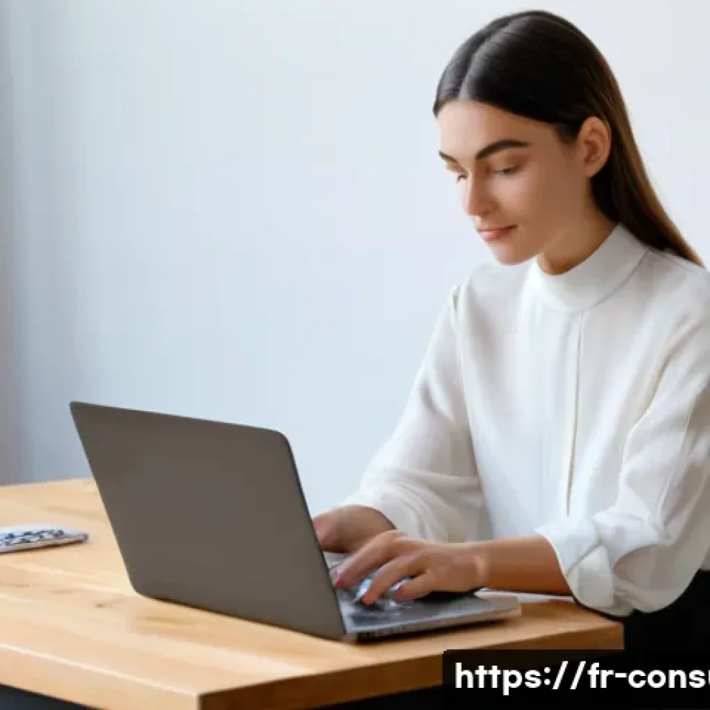 소비자 보호와 관련된 주요 연구 논문과 사례 연구와 분석 - **Online Shopping Vigilance:**
"A young French woman in her late 20s, with a chic, casual style ...