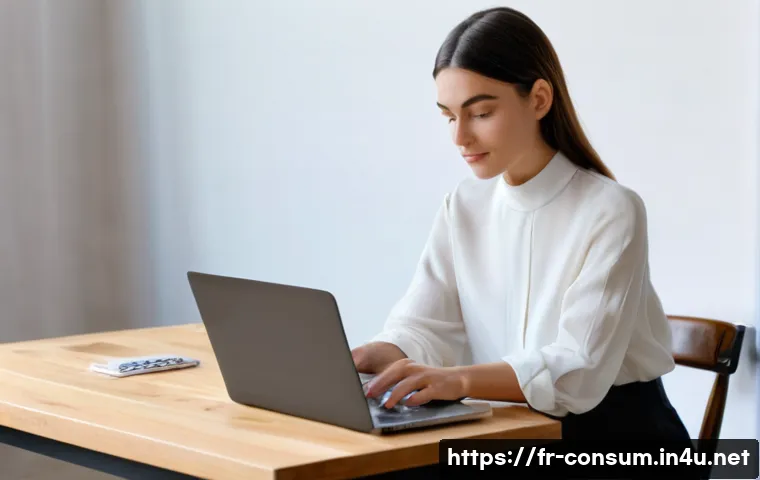소비자 보호와 관련된 주요 연구 논문과 사례 연구와 분석 - **Online Shopping Vigilance:**
"A young French woman in her late 20s, with a chic, casual style ...