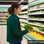 소비자 행동 데이터를 활용한 지속 가능성 전략 - **Prompt:** A young adult, early 20s, of French ethnicity, with a focused and thoughtful expression,...